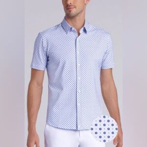 Buttercloth tall XL short sleeved button down